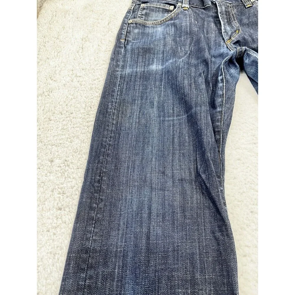 Citizens of Humanity Sid Jeans Mens 32x32 Dark Wash Straight Leg Stretch Denim - Picture 4 of 16